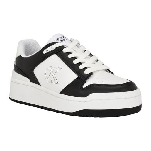 Calvin Klein ashier sneaker da donna, bianco 140, 38 eu