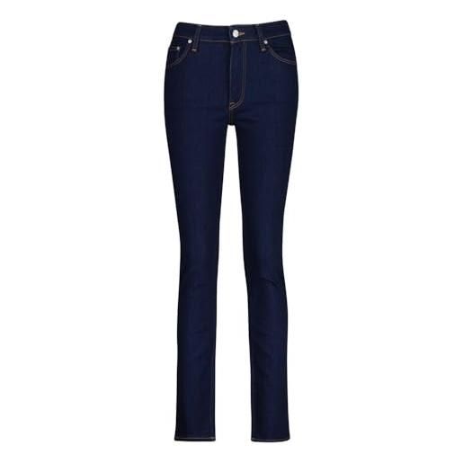 GANT jeans slim super stretch, blu scuro, 30w x 30l donna