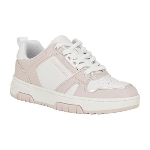 Calvin Klein sneaker stellha donna, bianco 141, 40 eu