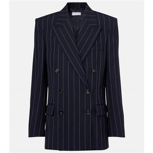 Stella McCartney blazer oversize gessato in lana
