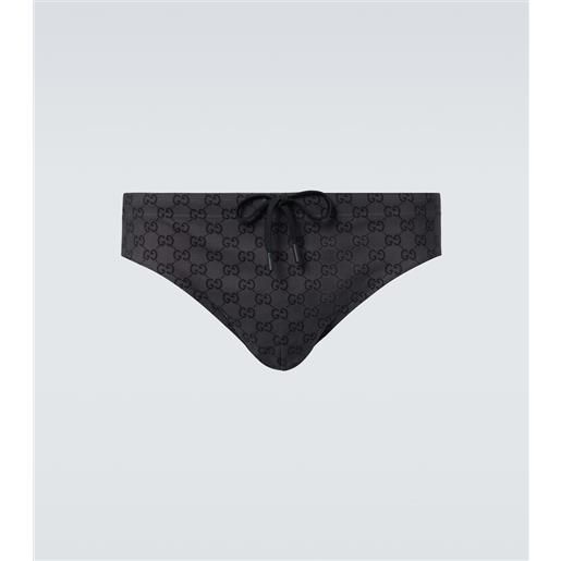 Gucci costume da bagno con stampa gg
