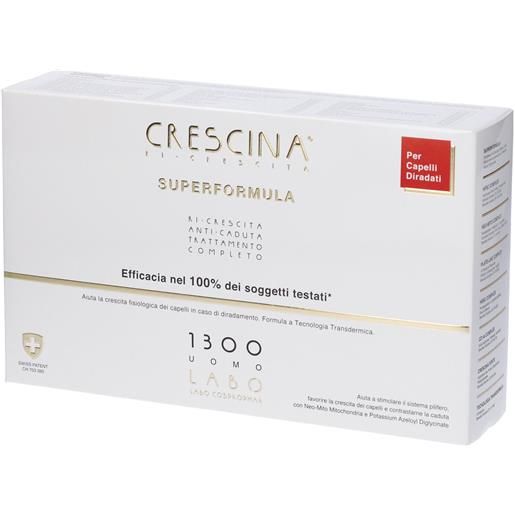 LABO INTERNATIONAL Srl crescina ri crescita superformula 1300 uomo labo 10+10 fiale da 3,5ml