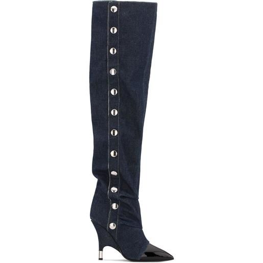 Giuseppe Zanotti stivali al ginocchio harper 110mm - nero