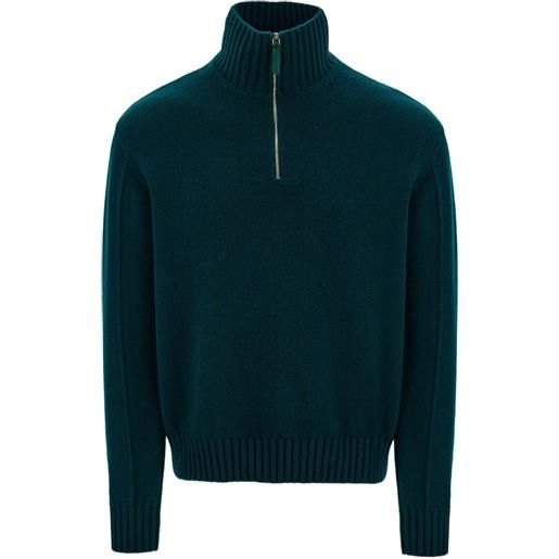 Ferragamo maglione in cashmere - verde