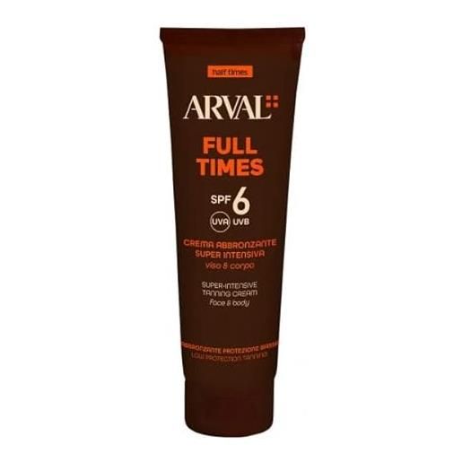 ARVAL half times full times crema abbronzante viso corpo spf 6 150 ml