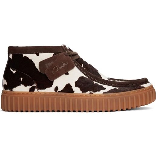 Clarks stivali torhill hi "brown/white" - marrone