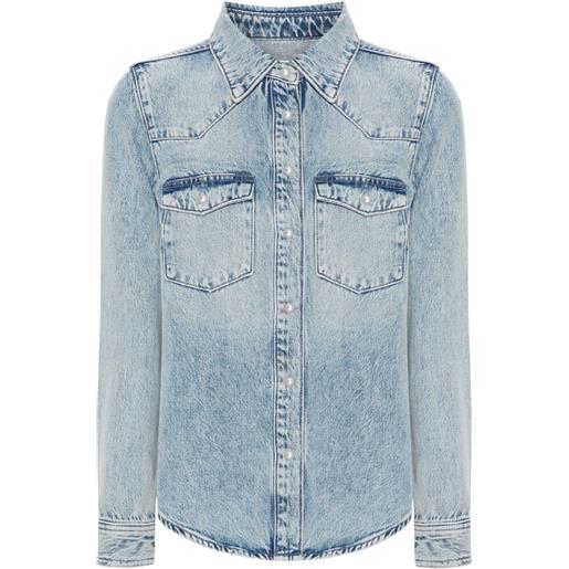 FRAME camicia heritage denim - blu