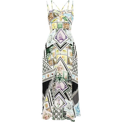 Camilla abito con spalline - bianco