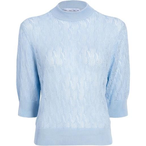 Proenza Schouler White Label maglione nicola - blu