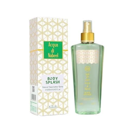 Nabeel acqua di nabeel acqua profumata 250ml