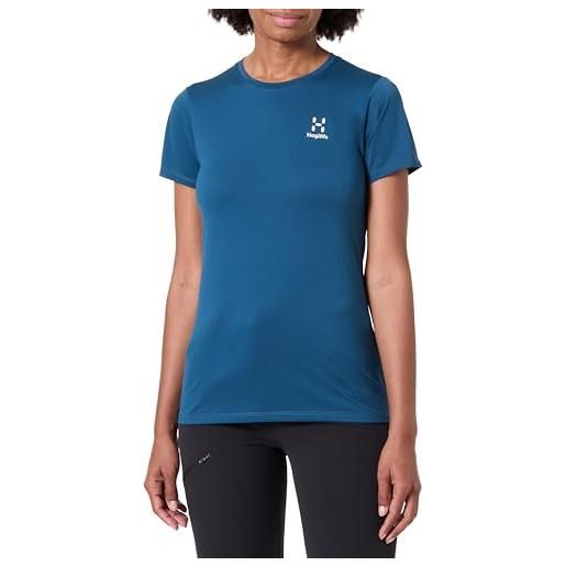 Haglöfs 605515_4q2 trekk tech t-shirt donna dark ocean taglia s