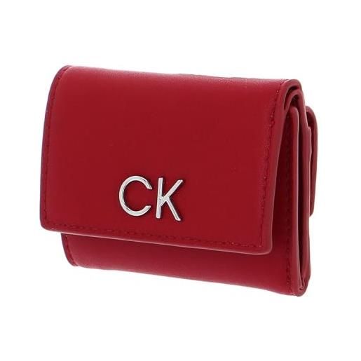 Calvin Klein re-lock trifold wallet xxs racing red
