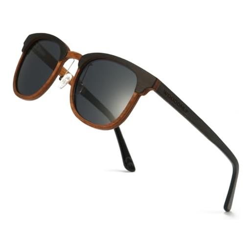 Occhiali Polaroid Uomo WOODONLY Occhiali Da Sole Polarizzati