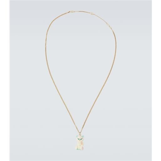 Valentino Garavani collana con pendente le chat de la maison