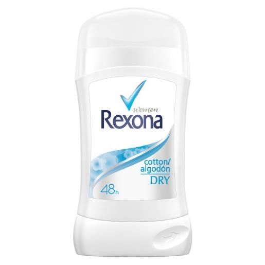 Rexona donne cotton dry deoststick, confezione da 3 (3 x 40 ml)