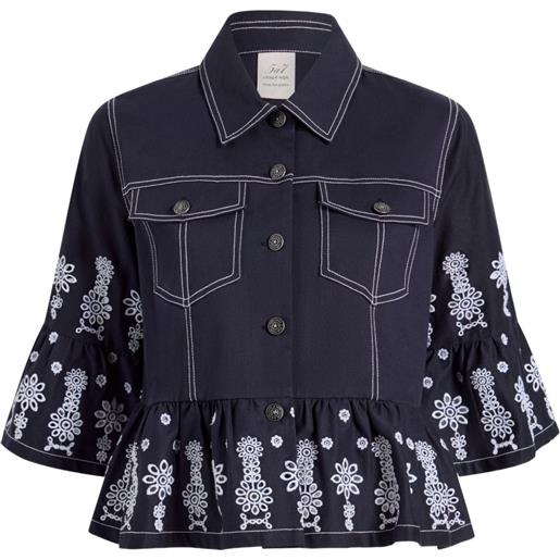 Cinq A Sept giacca mandie - blu