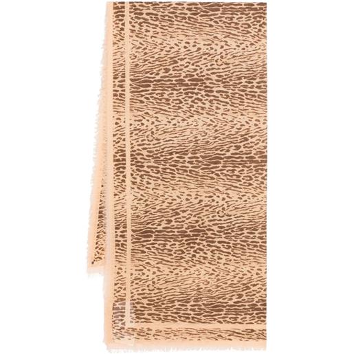 ZIMMERMANN pareo con stampa - marrone