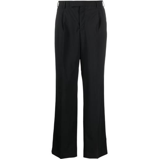 PT Torino pantaloni sartoriali a vita alta - nero