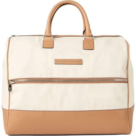 Brunello Cucinelli borsone summer - toni neutri