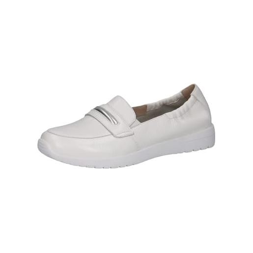 CAPRICE damen 9-24702-44, mocassino donna, white deer, 37 eu