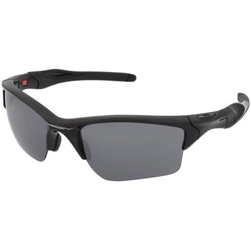Oakley half jacket 2.0 xl oo9154 915401 | occhiali da sole graduati o non graduati | prova online | unisex | plastica | rettangolari | nero | adrialenti