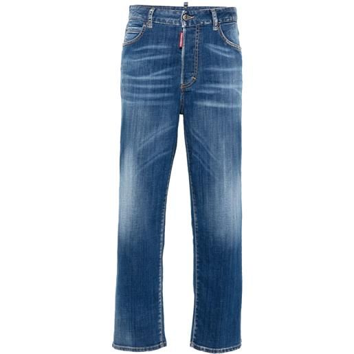 DSQUARED2 jeans slim a vita media - blu