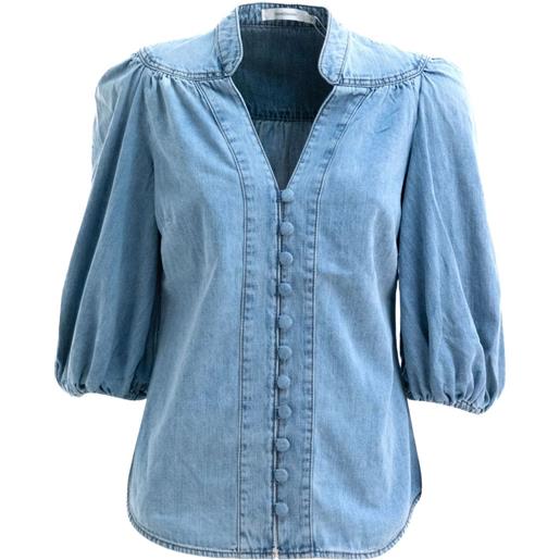 ZIMMERMANN blusa denim