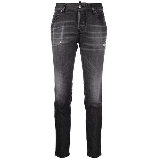 DSQUARED2 jeans effetto vissuto - nero
