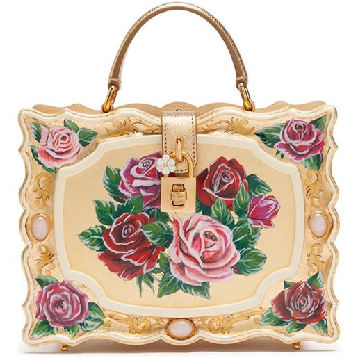 Dolce & Gabbana borsa mini dolce box - oro