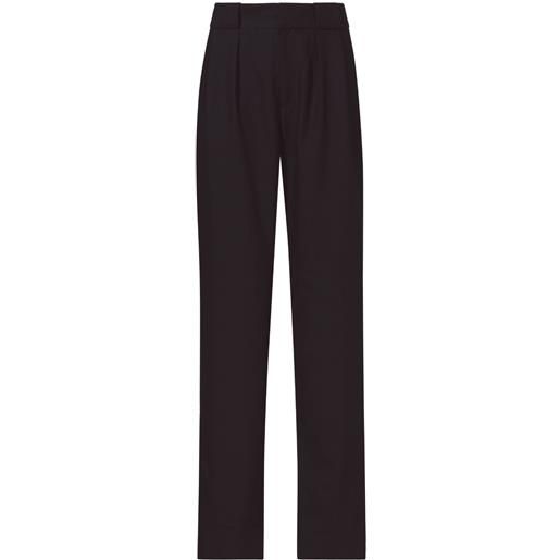 Proenza Schouler White Label pantaloni sartoriali con pieghe - nero