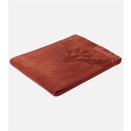 Loro Piana telo mare crest in cotone