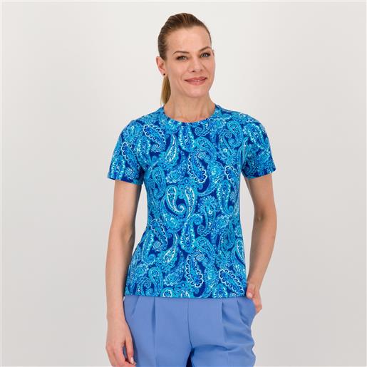 Isaac Mizrahi Live! isaac mizrahi live t-shirt fantasia a maniche corte in jersey