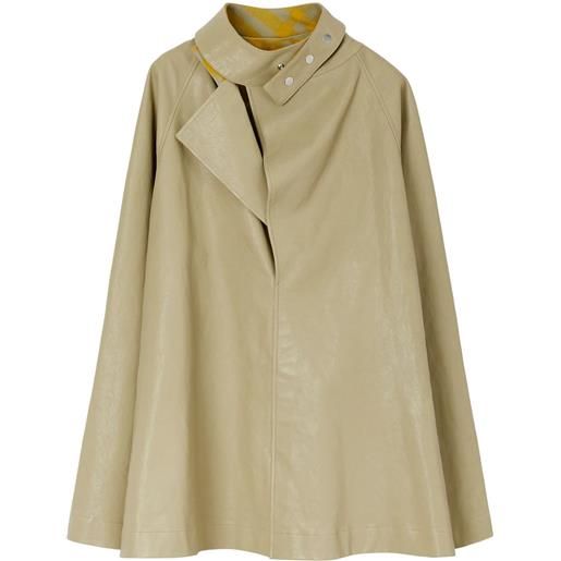 Burberry giacca con colletto a punta - verde