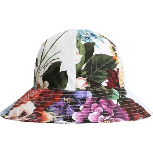 Dolce & Gabbana Kids cappello in cotone - bianco