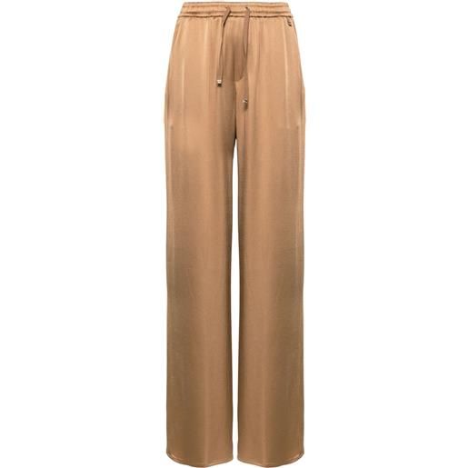 Herno pantaloni in crêpe - marrone