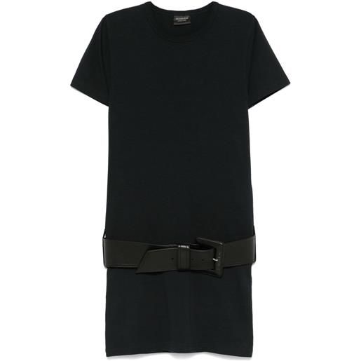 Balenciaga abito con cintura - nero