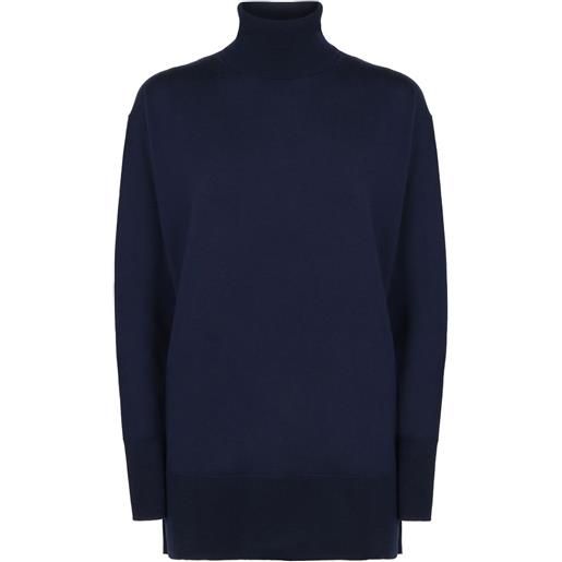 ASPESI maglione a collo alto - blu