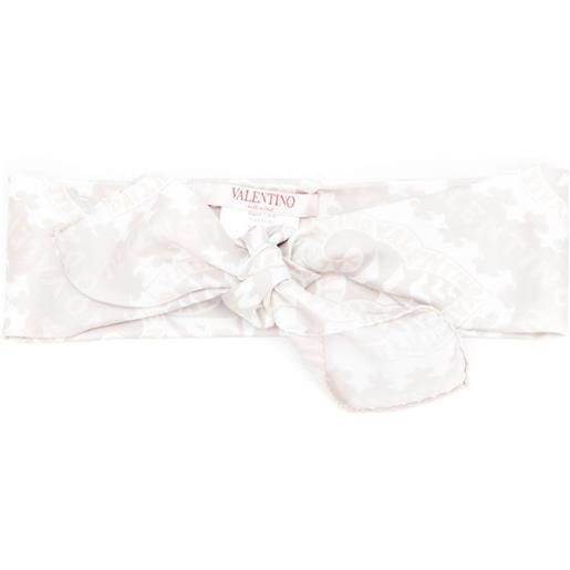 Valentino Garavani fascia con ricamo - toni neutri