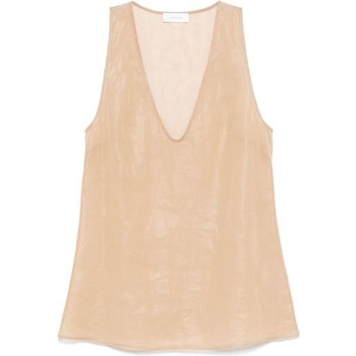 RUOHAN canotta smanicata - toni neutri