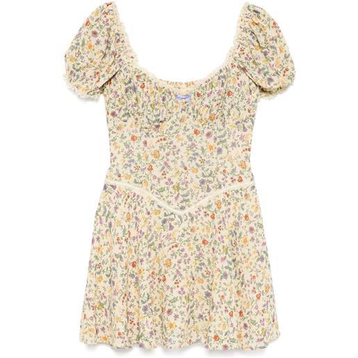 Reformation abito ondine - giallo