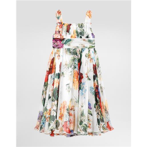 Dolce & Gabbana abito senza maniche in chiffon stampa fiori