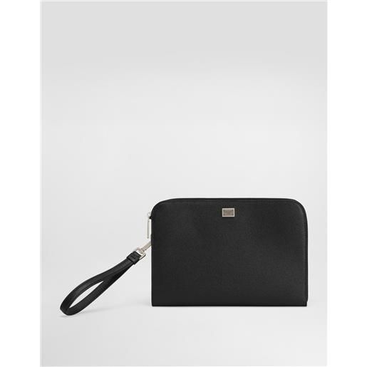 Dolce & Gabbana pochette sicily in pelle di vitello