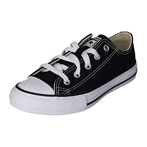 Converse 3j235, scarpe da fitness unisex bambini e ragazzi, nero, 28.5 eu