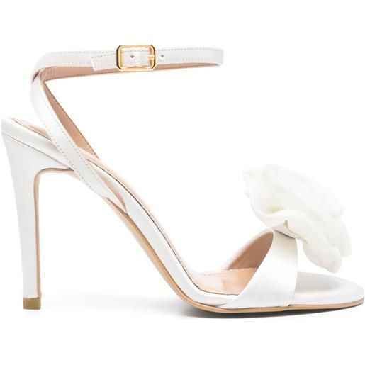 Vanina sandali rose des vents 100mm - bianco