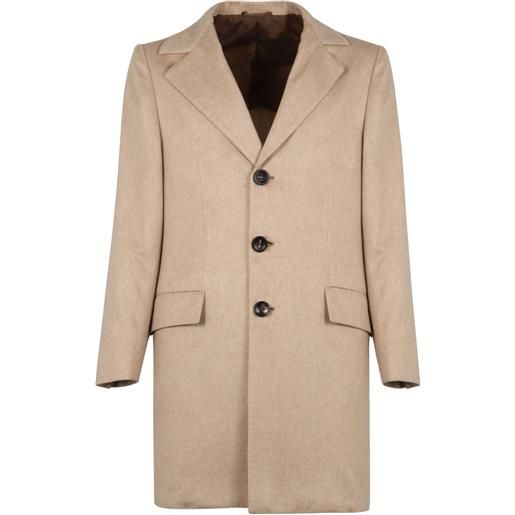 Kiton cappotto monopetto - toni neutri