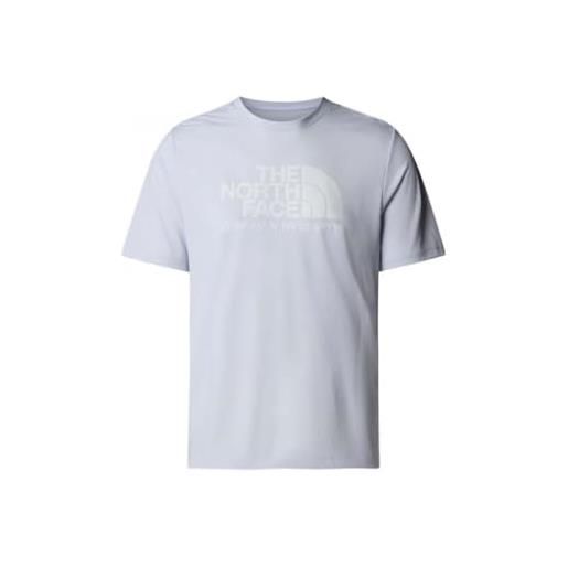 THE NORTH FACE nf0a8bej0ti m 24/7 s/s tee logo graphic reg t-shirt uomo mystic haze taglia xs