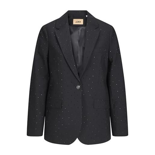 JJXX jxlora rhinestone blazer tlr, black/detail: rhinestone, xs donna