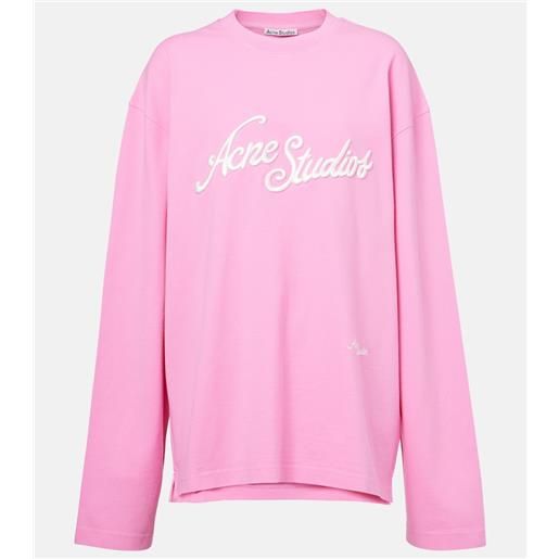 Acne Studios top in jersey di cotone