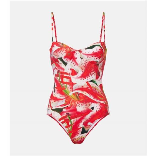 Tory Burch costume intero con stampa floreale