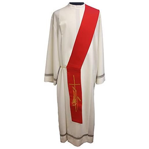 Desconocido stole per diaconi | quattro colori(rosso)